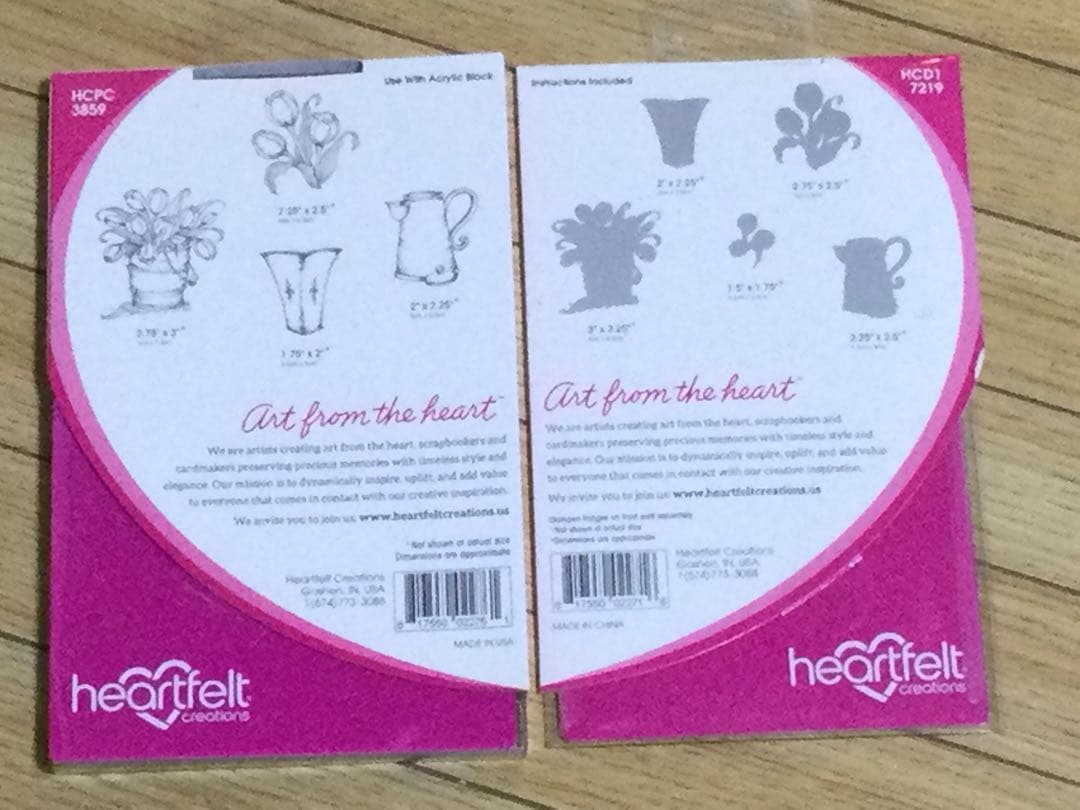 Heartfelt Creationハートフェルトクリエションス4点セットNo7