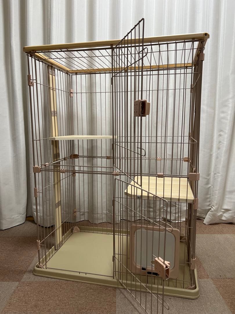 キャットケージ ベージュ