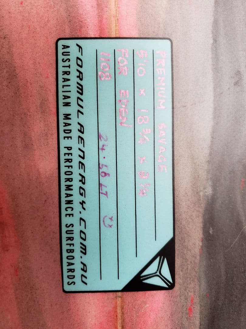 フォーミュラエナジー　サーフボード　5'10　 formula energy