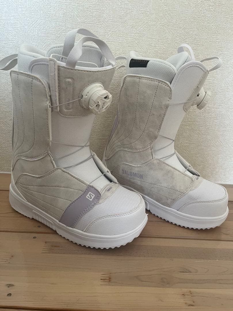 美品SALOMON PEARL BOA WHITE スノーボードブーツ　24cm