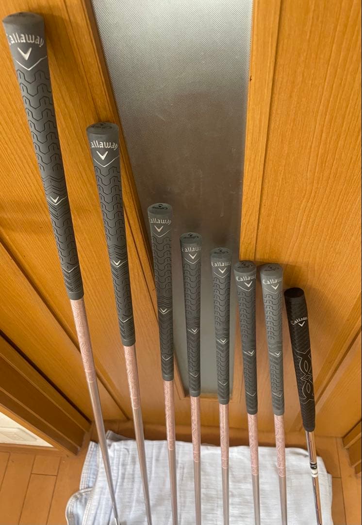 Callaway Solaire クラブ8本セット キャディバック付　ピンク