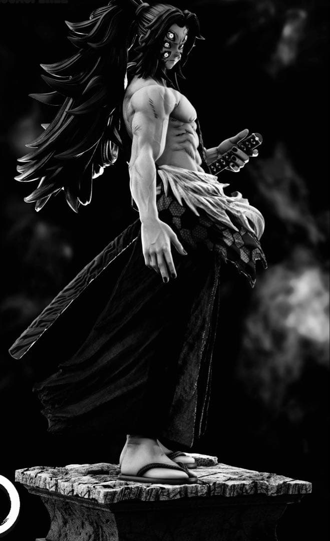 鬼滅　フィギュア　ガレージキット　未塗装未組立　鬼滅の刃　上弦の壱　黒死牟