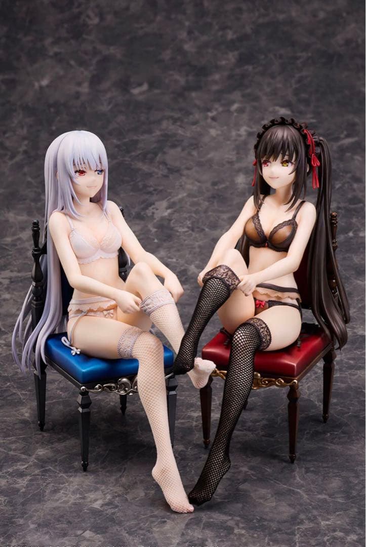 デート・ア・バレット 時崎狂三 ＆ 白の女王 1/7 スケール フィギュアセット