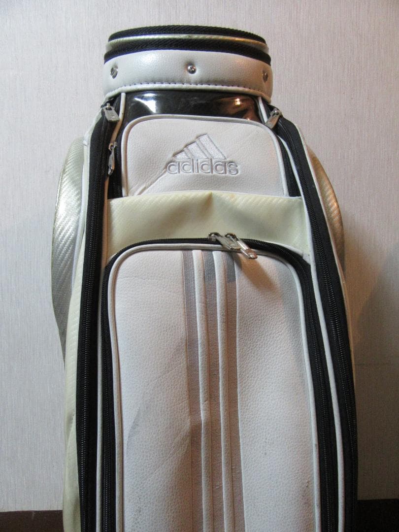 ★☆★アディダス★adidas★3点式★キャディ-バック★白★☆★