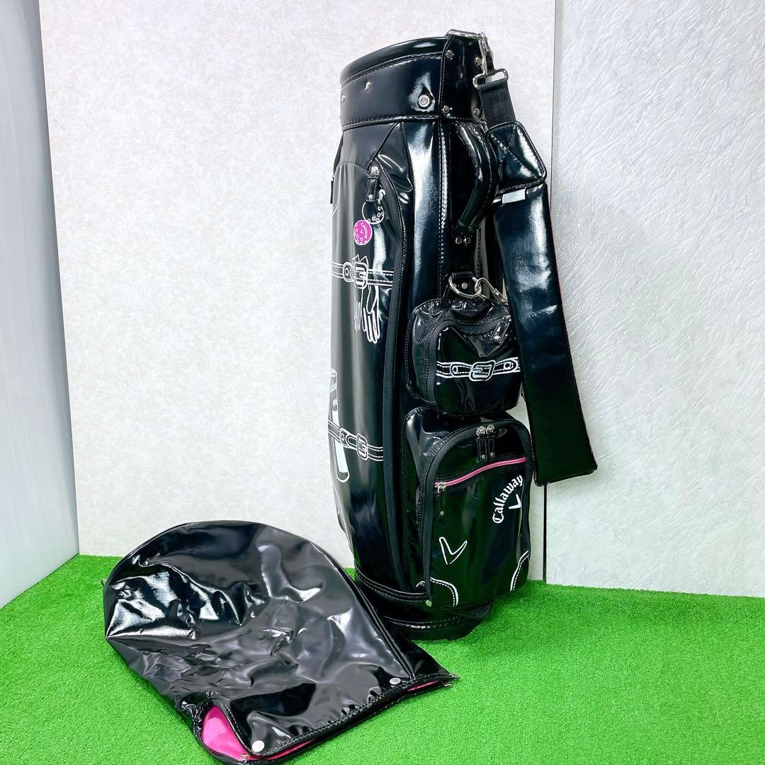 希少！美品！アートシリーズ！キャロウェイ エナメル ゴルフバッグ 8.5型