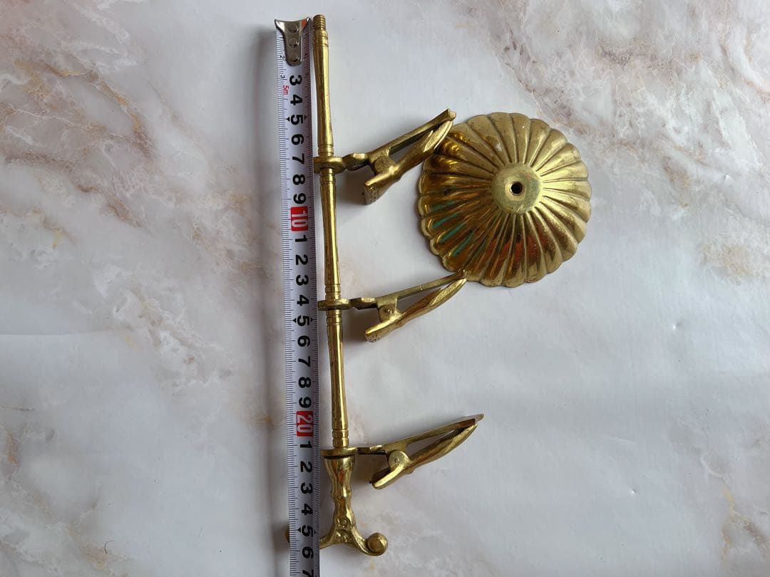 ハンドクリップスタンド 真鍮 店舗什器 ディスプレイ　ヴィンテージ オブジェ