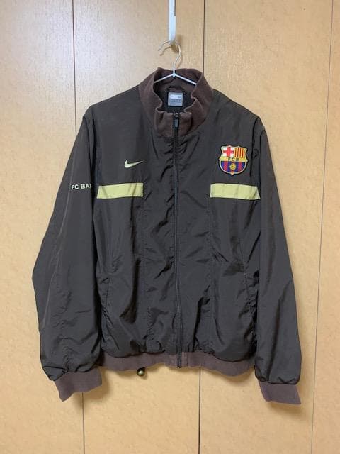 NIKE ナイキ ジャージ FCバルセロナ 上下セット ブラウン Mサイズ