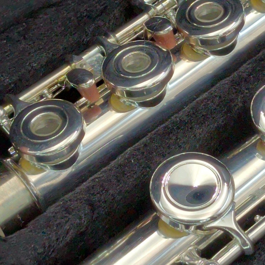 フルート　調整済　美品　プレイテック　リングモデル