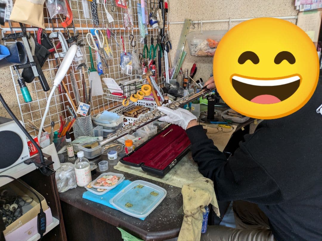 フルート　調整済　美品　プレイテック　リングモデル