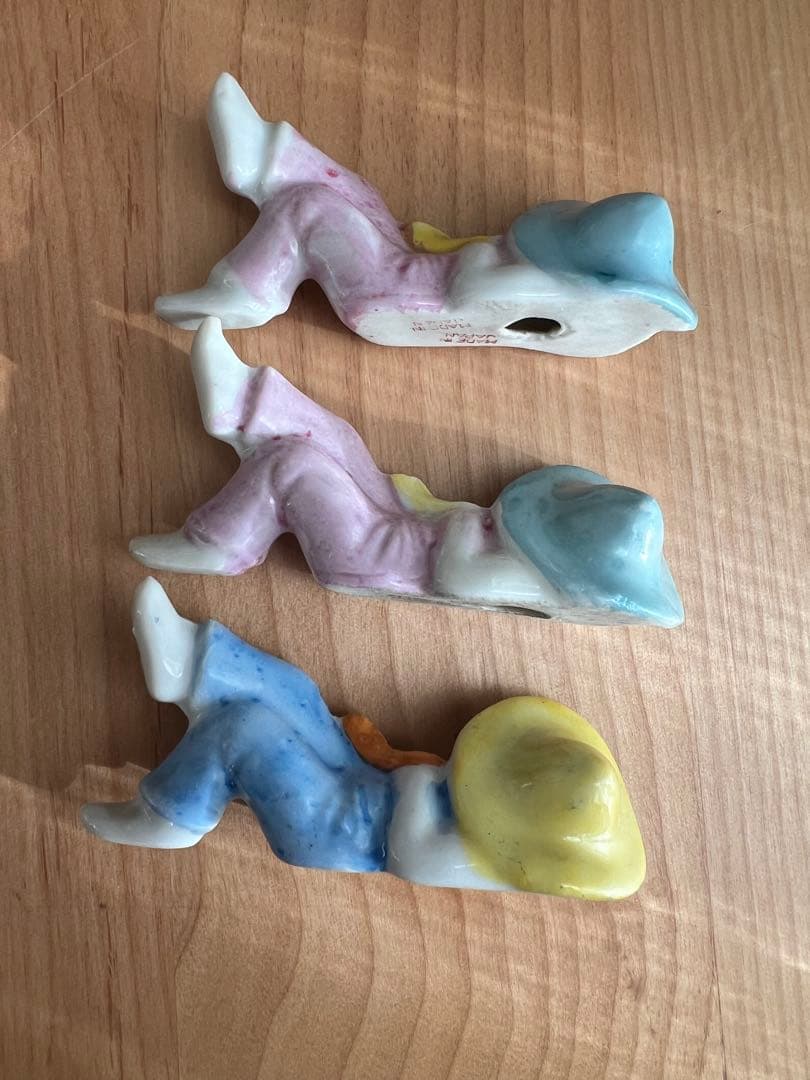 【アンティーク】日本製 陶器人形 3体セット｜里帰り品