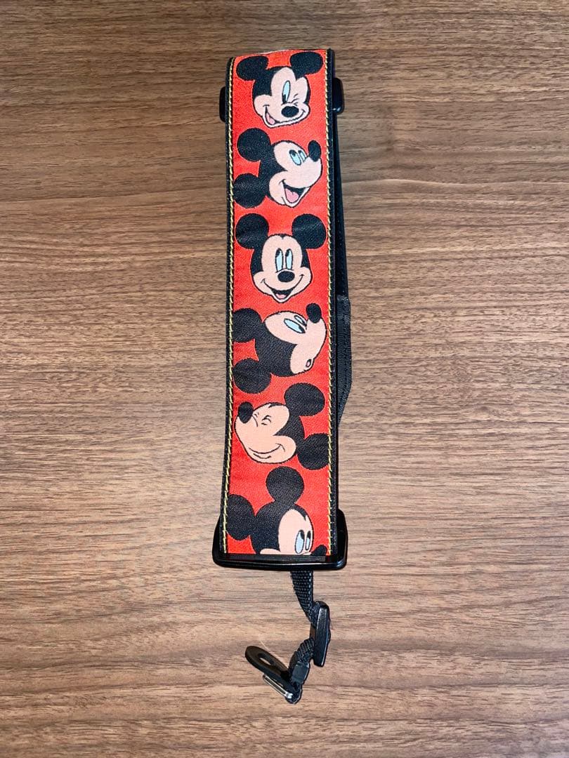 WDW ディズニー カメラストラップ(ミッキーマウス)