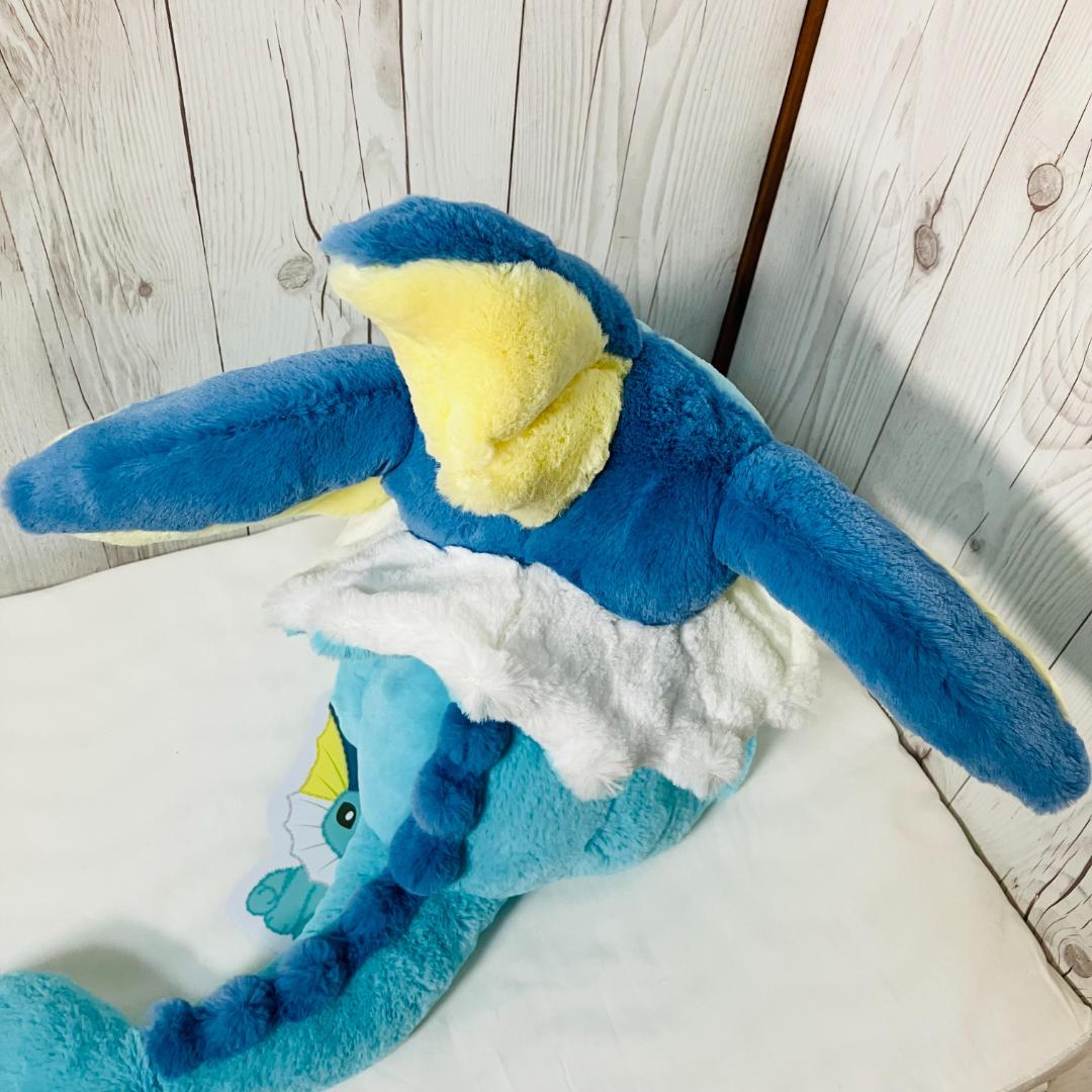 【新品タグ付き】ポケモンセンター ふわふわ抱きぬいぐるみ シャワーズ 美品 希少