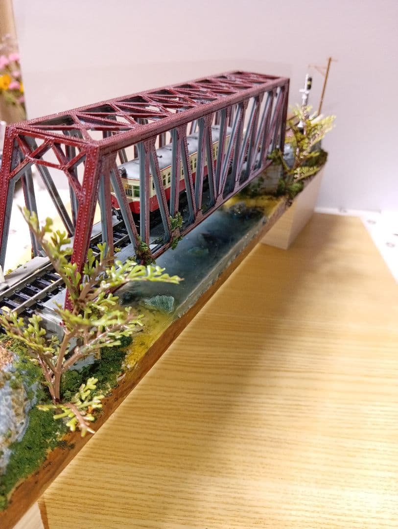 Nゲージ 鉄道模型ジオラマ（車両付き）その3