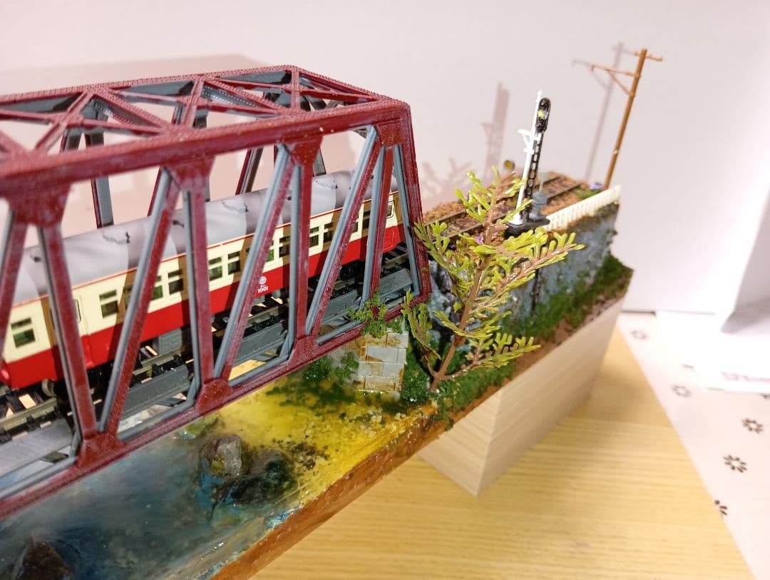 Nゲージ 鉄道模型ジオラマ（車両付き）その3