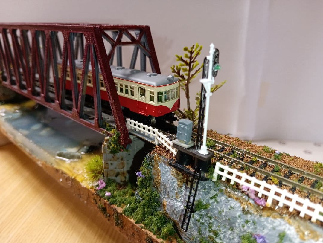 Nゲージ 鉄道模型ジオラマ（車両付き）その3