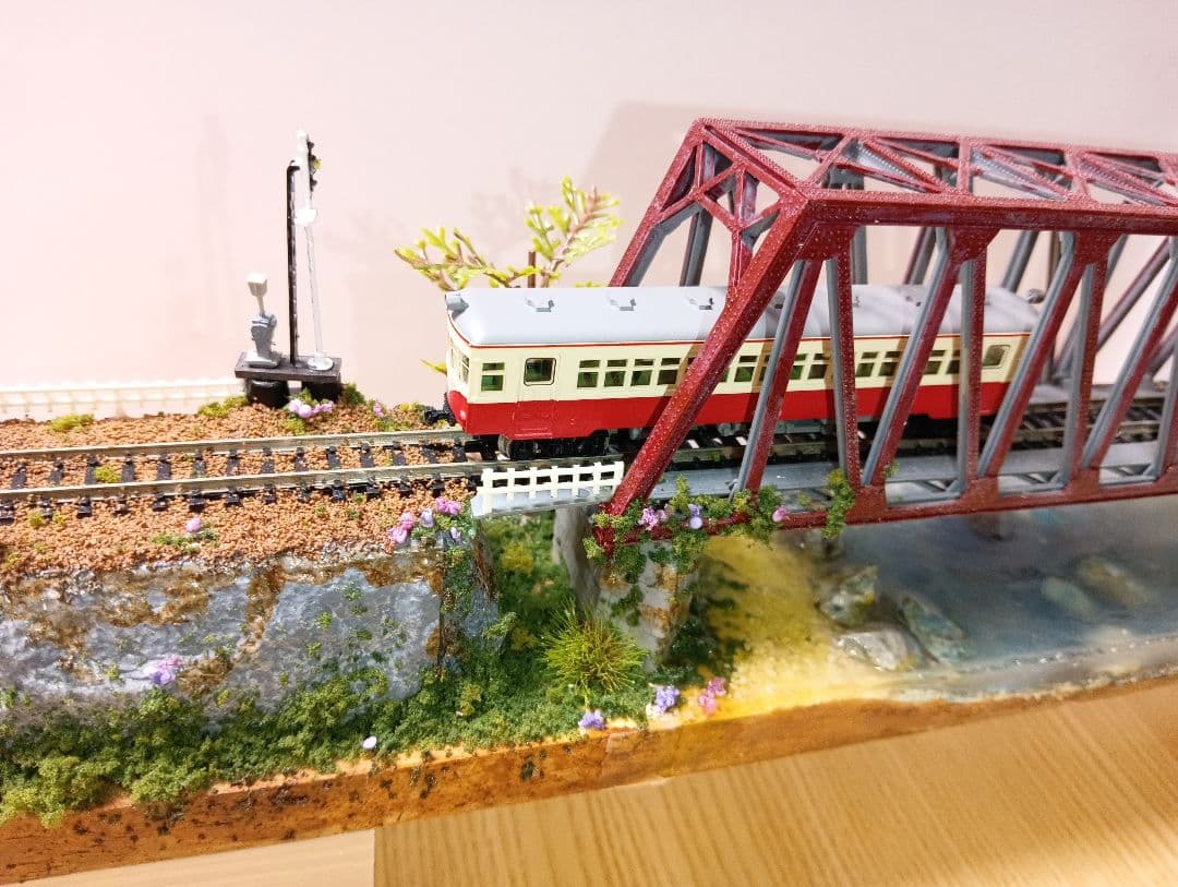 Nゲージ 鉄道模型ジオラマ（車両付き）その3