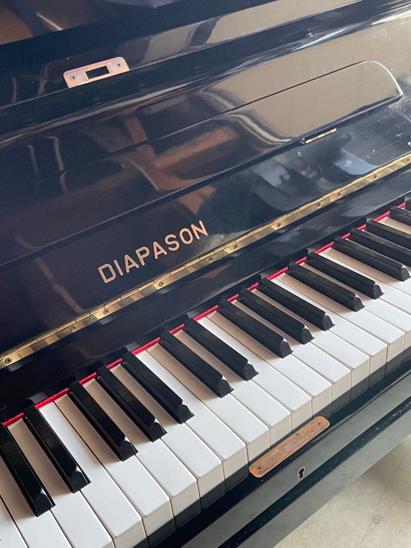 DIAPASON アップライトピアノ 88鍵 黒