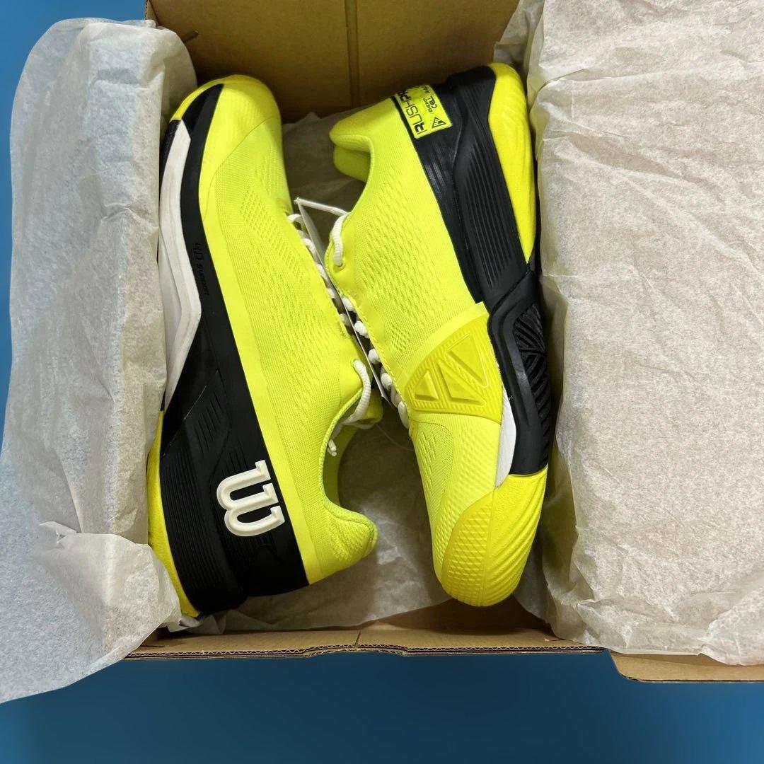 Wilson Rush Pro テニスシューズ イエロー4.0AC 27センチ