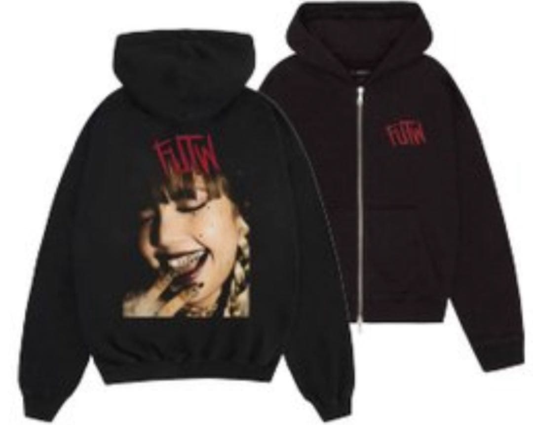 BLACKPINK LISA ZIP パーカー　Lサイズ