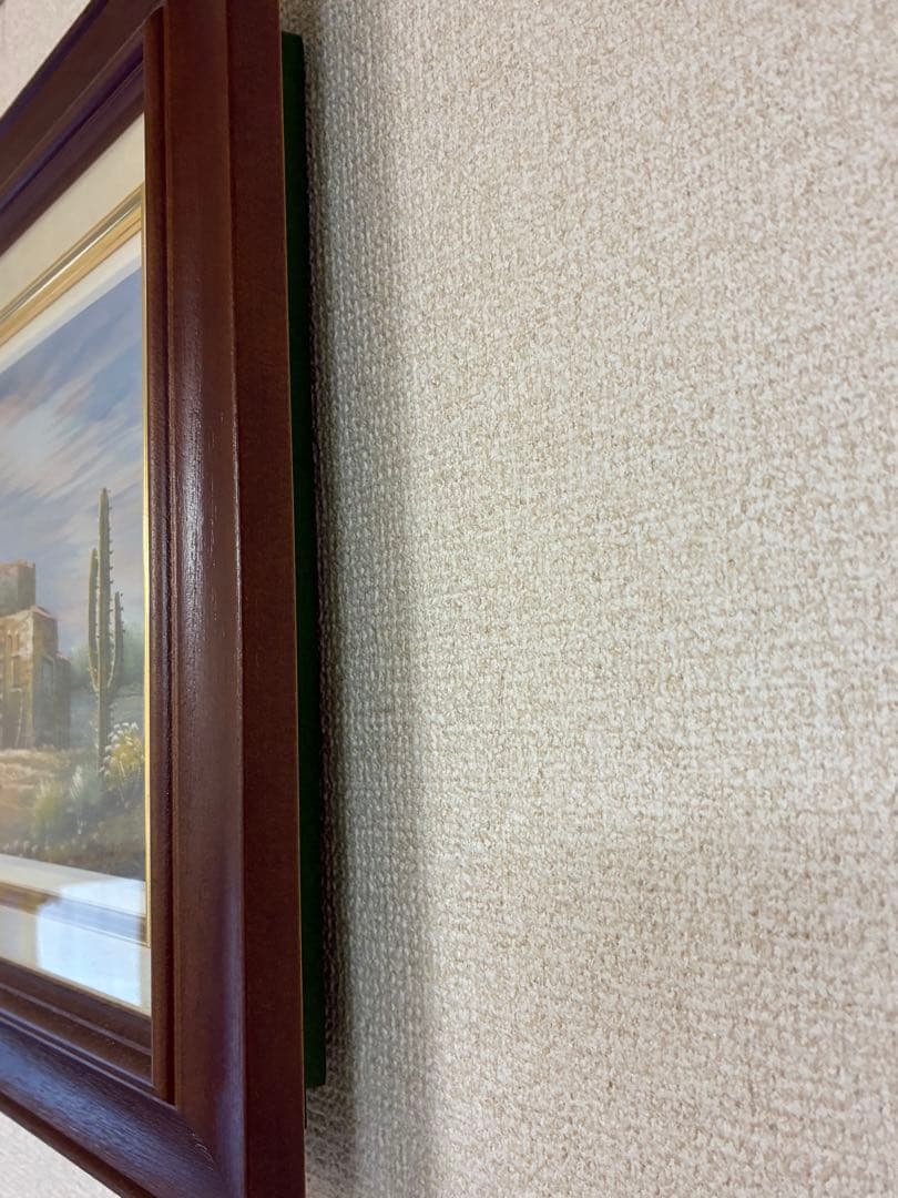 風景画 油彩画 メキシコで購入。