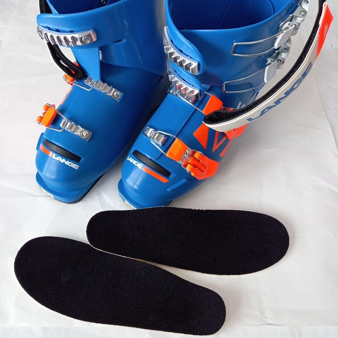 LANGE スキー ブーツ 24.0cm 青/オレンジ