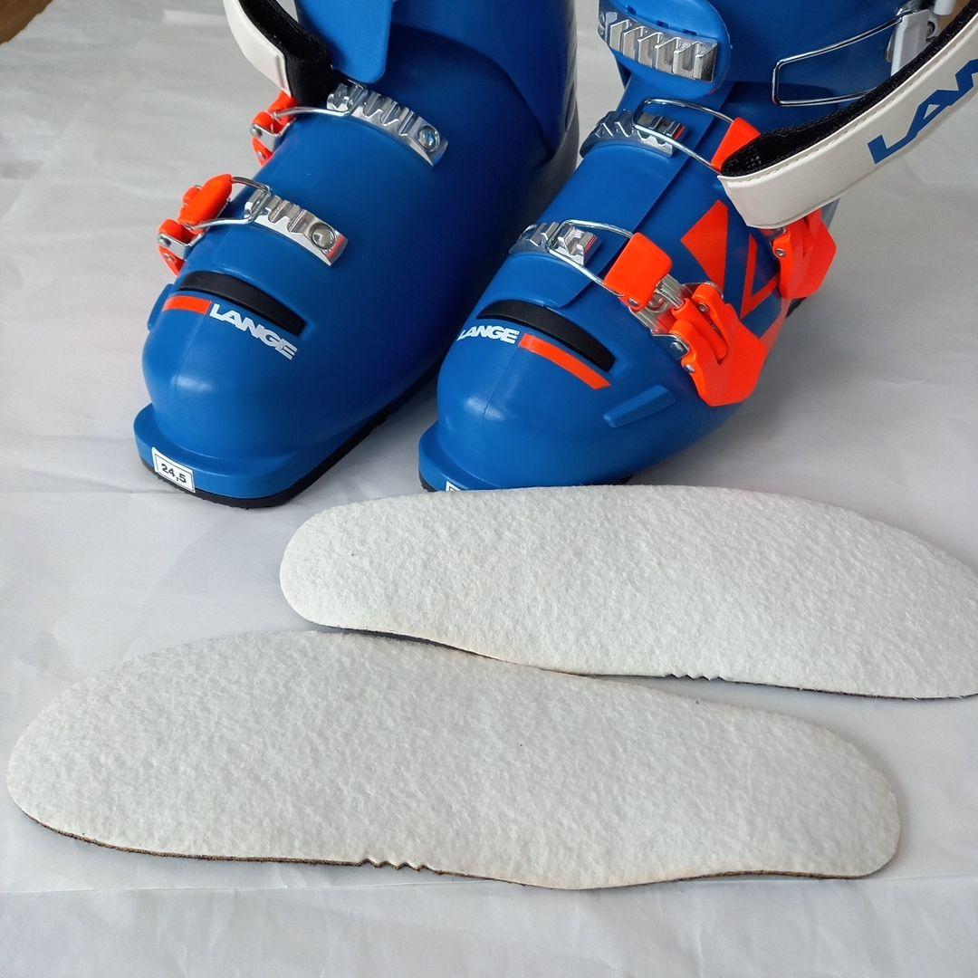 LANGE スキー ブーツ 24.0cm 青/オレンジ