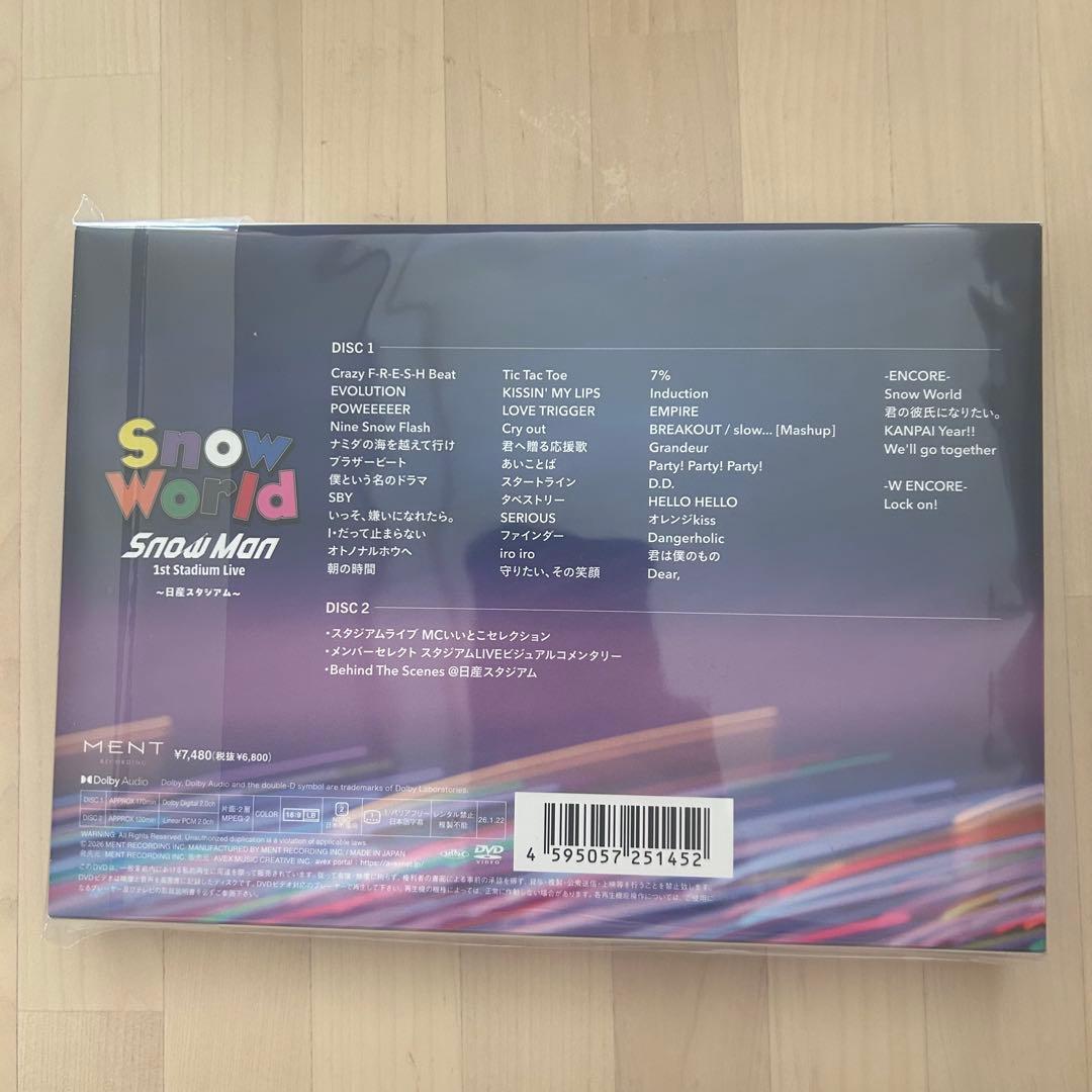 アイドル  World  Man1st StadiumLiveBluRay