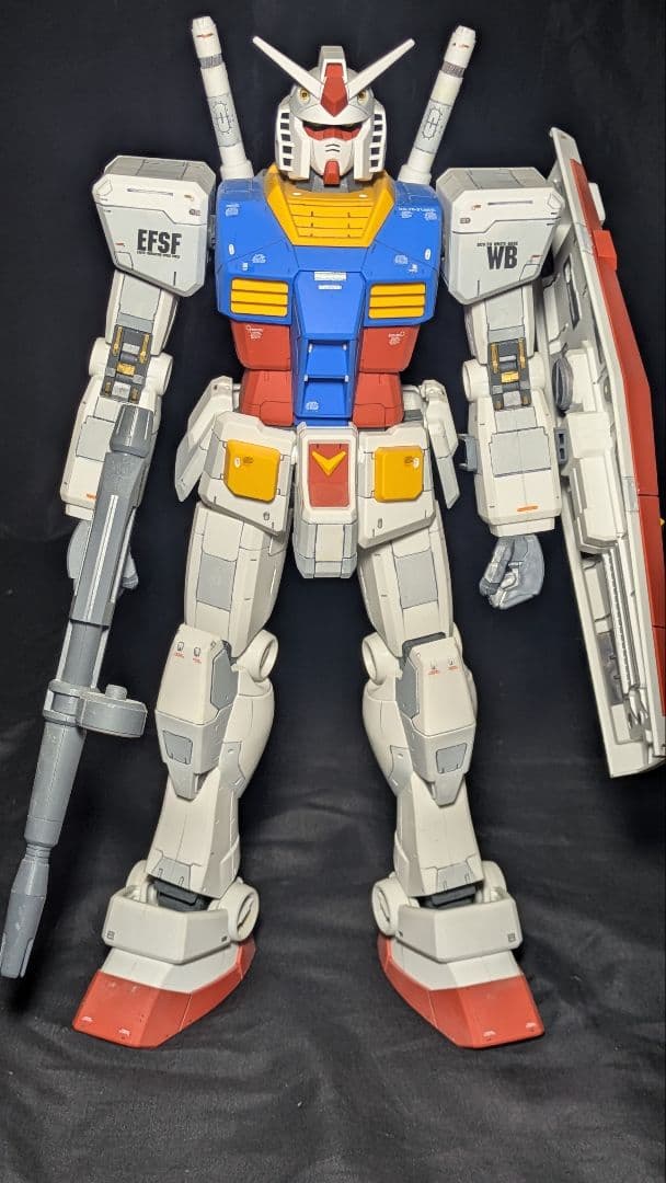メガサイズ ガンダム ザク 塗装済 シャア専用 ガンプラ ザクⅡ rx-78-2