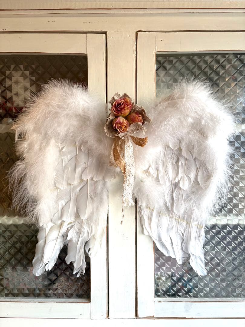 ♡ ベルギーアンティーク　エンジェルウィング　天使の羽　スモールサイズ　マヌカン