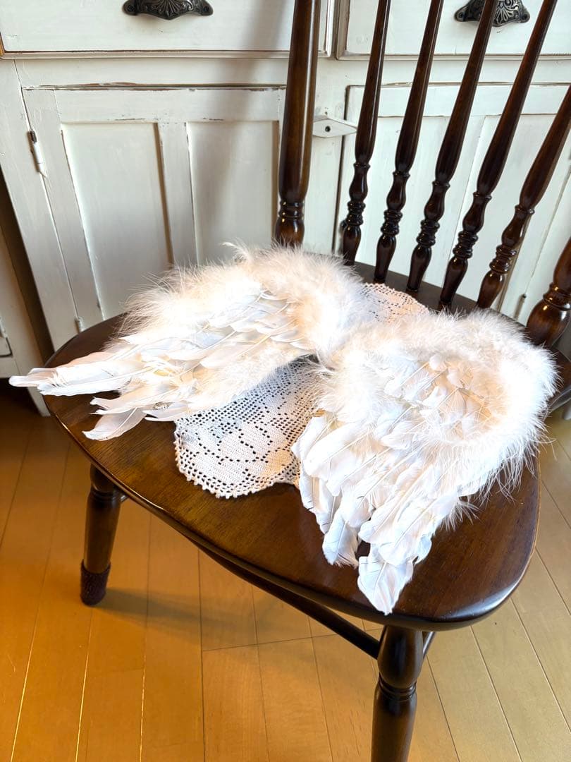 ♡ ベルギーアンティーク　エンジェルウィング　天使の羽　スモールサイズ　マヌカン