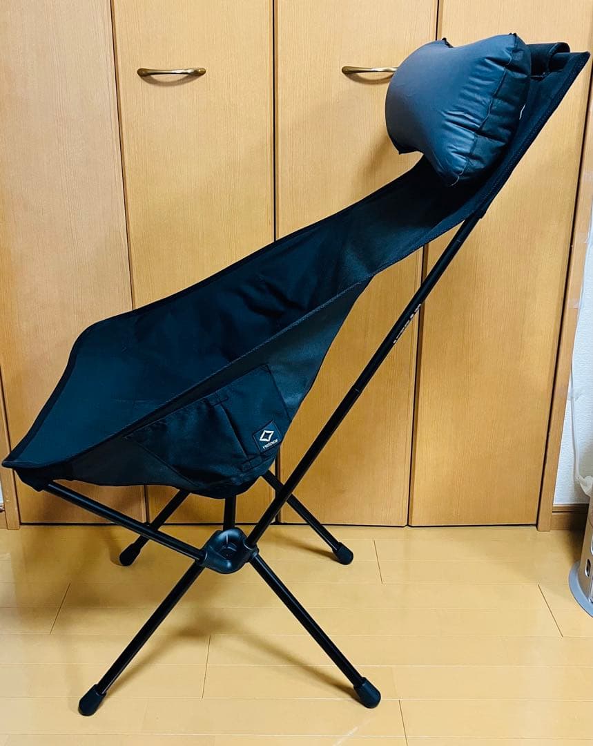 Helinox ヘリノックス　サンセットチェア　ブラック　ヘッドレスト付き　美品