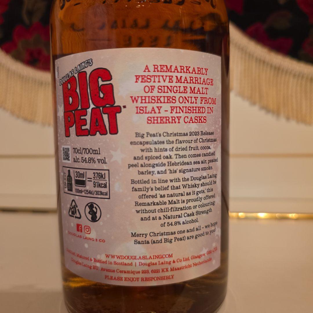 <終売>BIG PEAT限定版 2023クリスマス[ダグラスレイン]初のシェリー