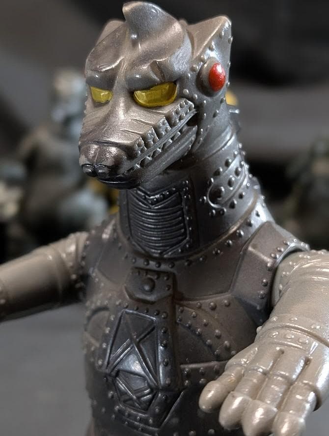 昭和ゴジラ＆メカゴジラ＆キングギドラ他（山勝ヤマカツ）ソフビ６体セット