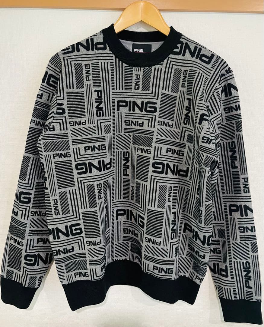 PING クルーネックセーター ゴルフウェア