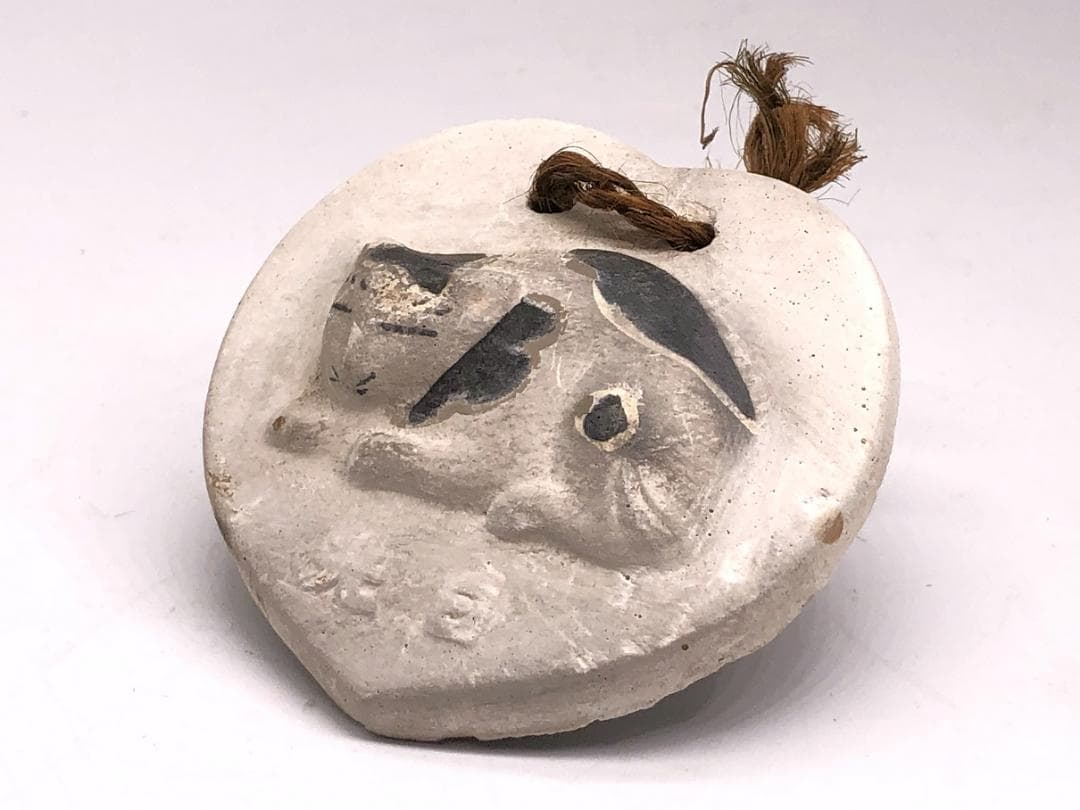 【 左甚五郎・眠り猫 陶板 】　大正～昭和初期