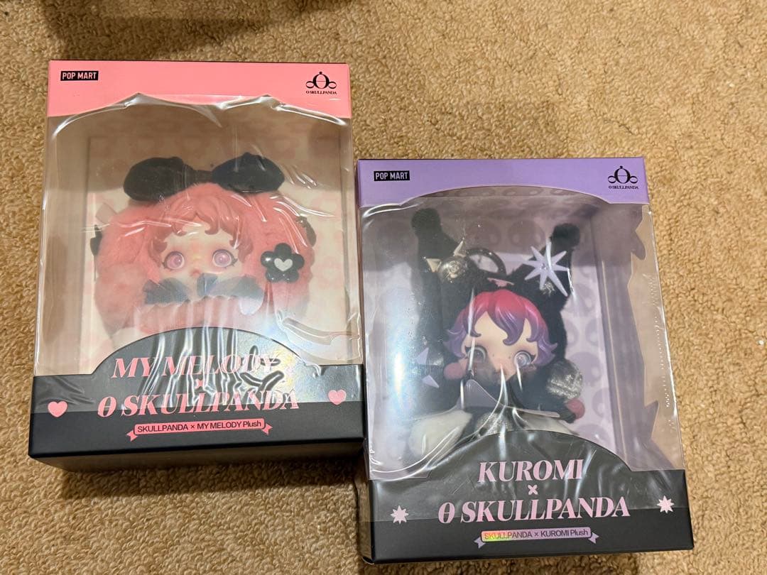 pop mart スカルパンダ マイメロ クロミ 2点