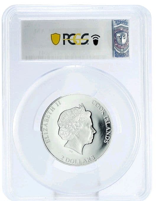 PR70 DCAM 2016 クック諸島 銀貨 世界999枚 PCGS NGC