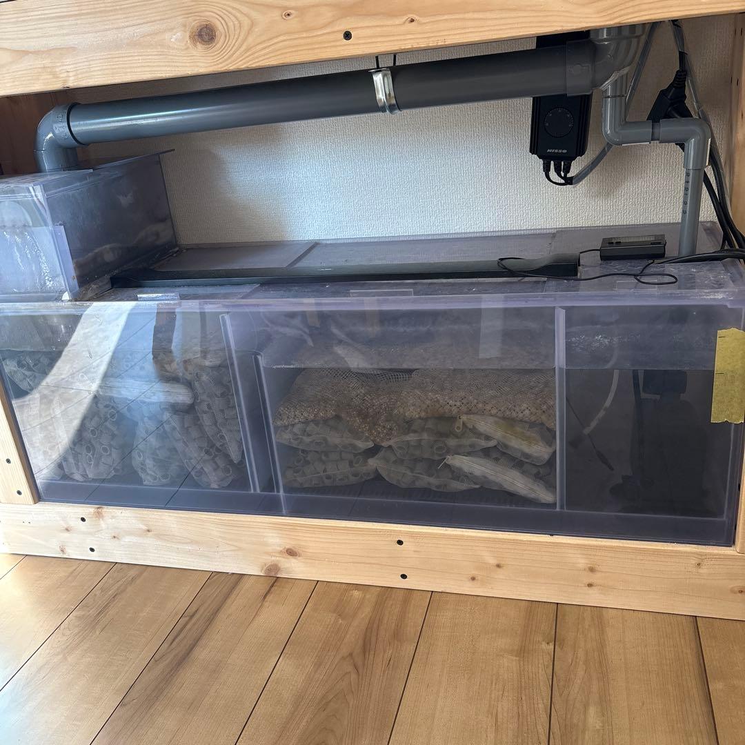 アクリル水槽セット　オーバーフロー