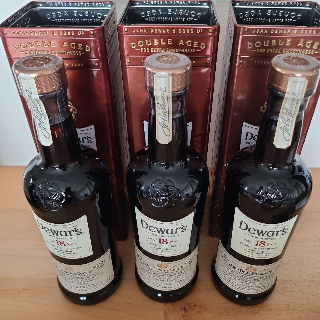 Dewar's 18 Years Old ダブルエイジド 3本セット
