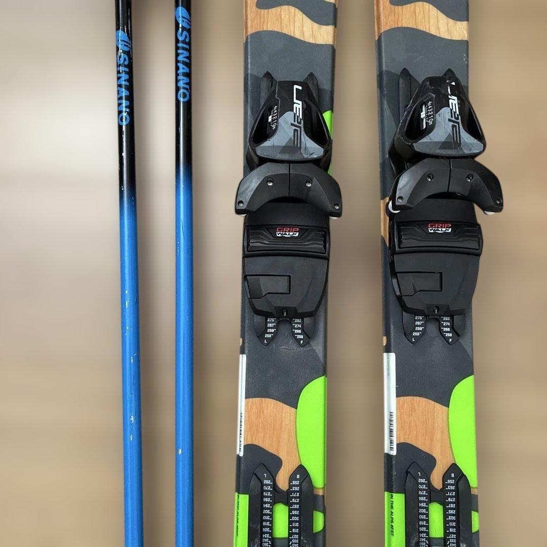 elan スキー 130cm カモフラージュセット