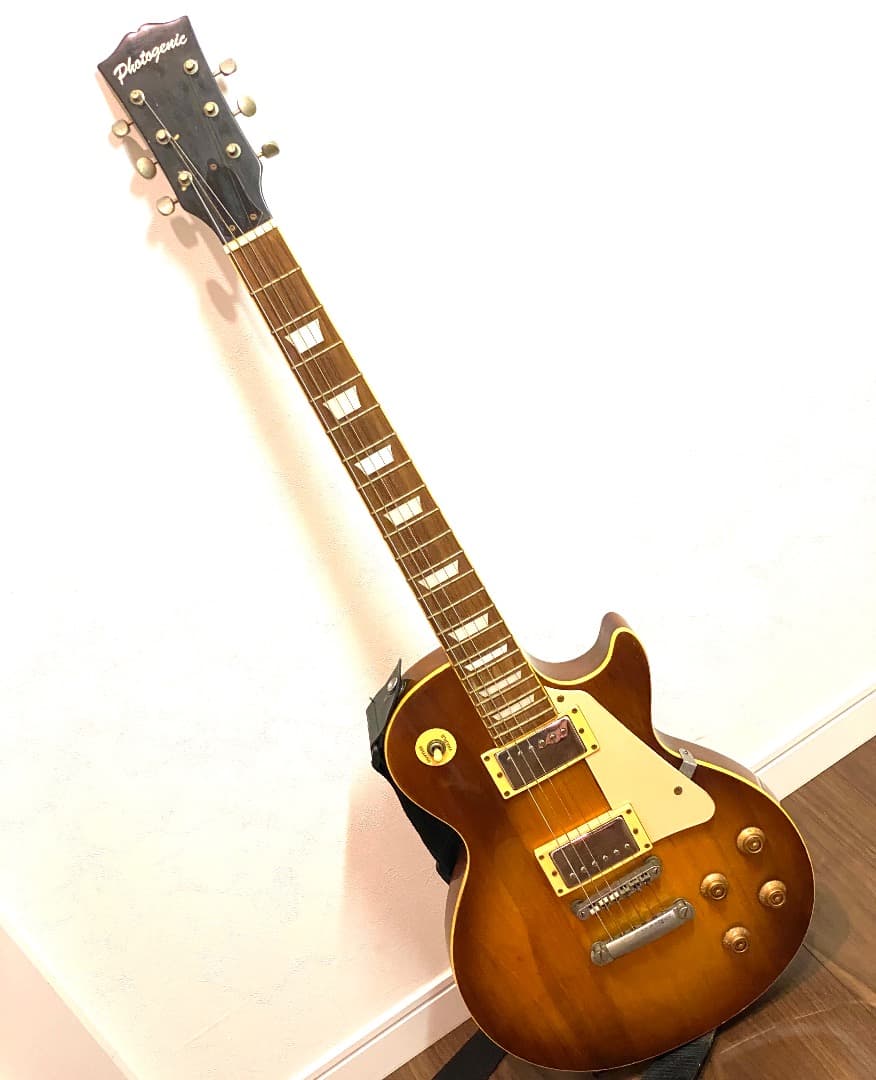 音出し確認済み【送料無料】Photogenic レスポールタイプ エレキギター