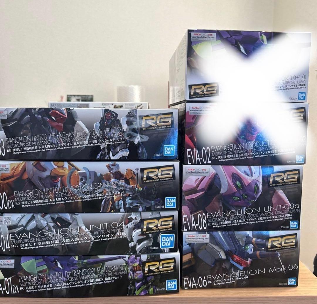 RGエヴァンゲリオンまとめて6体
