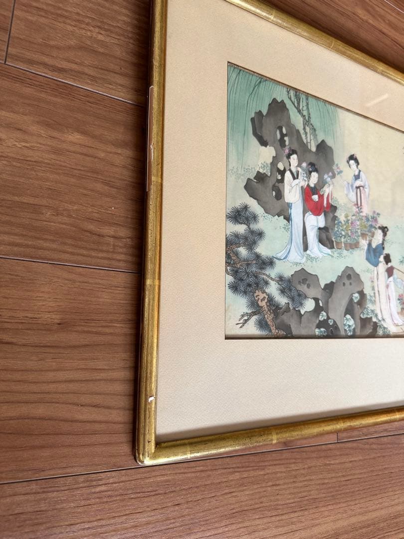 大幅値下げ！仕女図　水墨画　水彩画