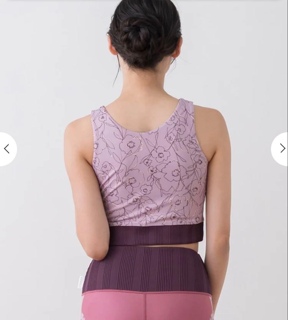 【新品】SUKALA ドローイングフラワーショートタンク Mサイズ