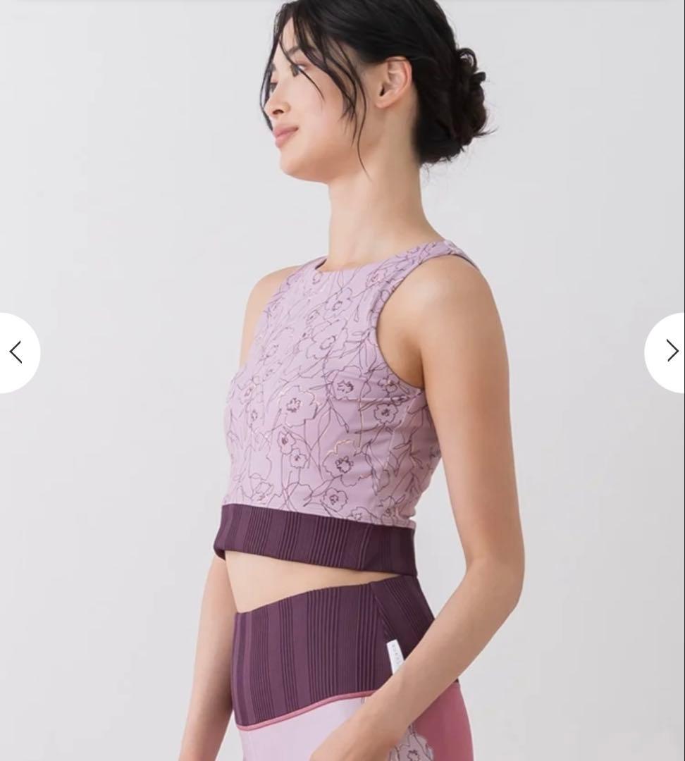 【新品】SUKALA ドローイングフラワーショートタンク Mサイズ