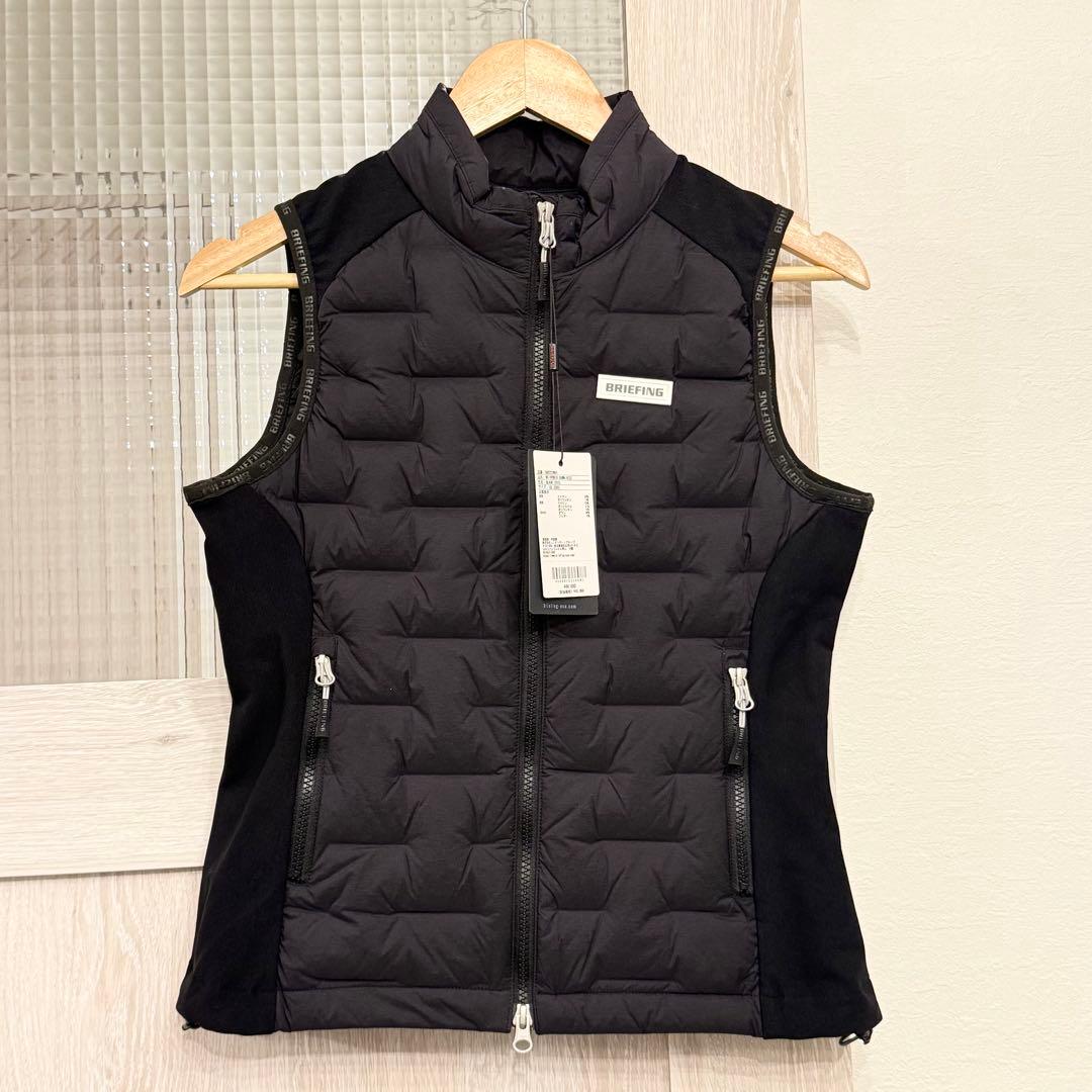 ☆新品未使用☆ブリーフィングゴルフ ハイブリッドダウンベスト ブラック XS