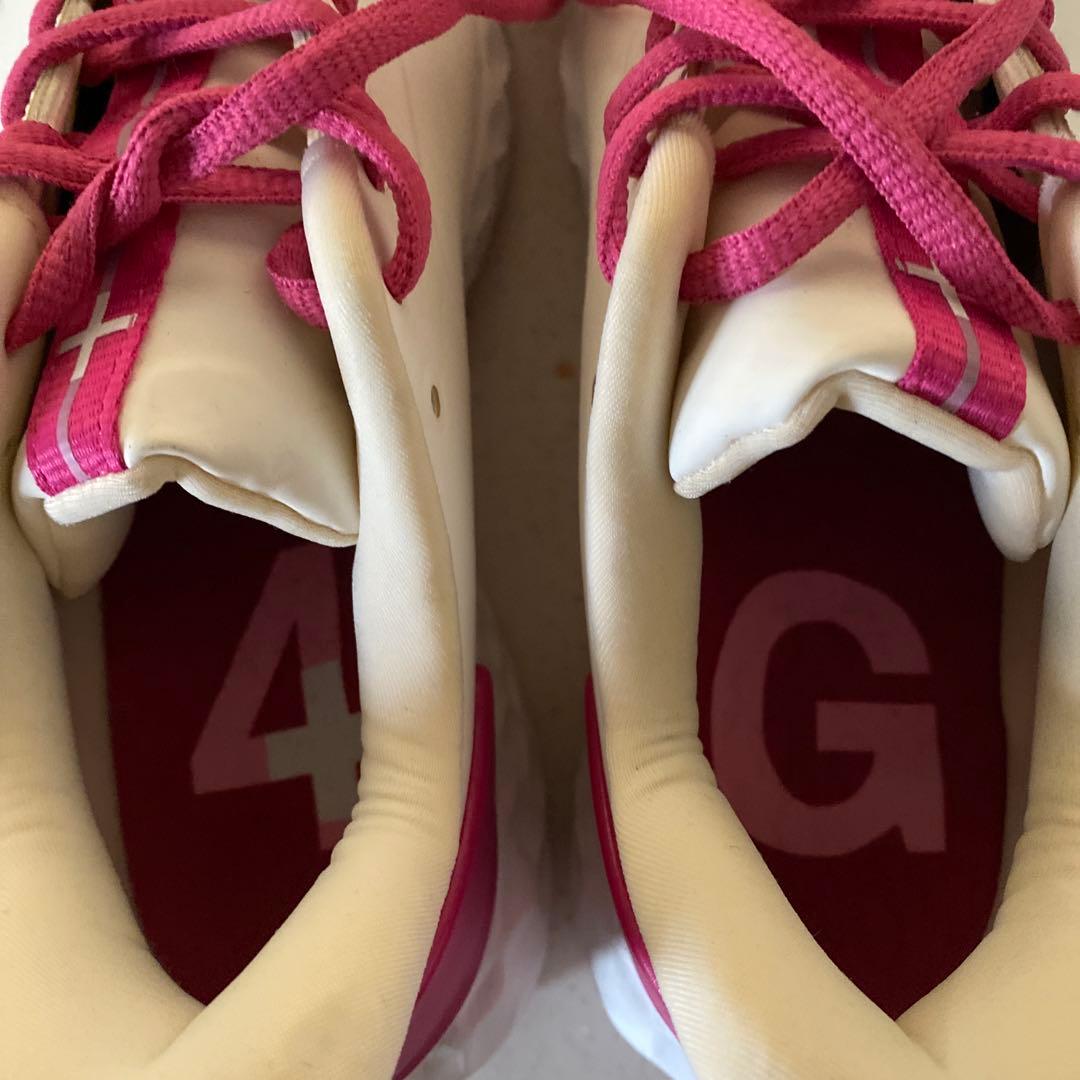 ゴルフシューズ 女性用 ホワイト/ピンク 4G