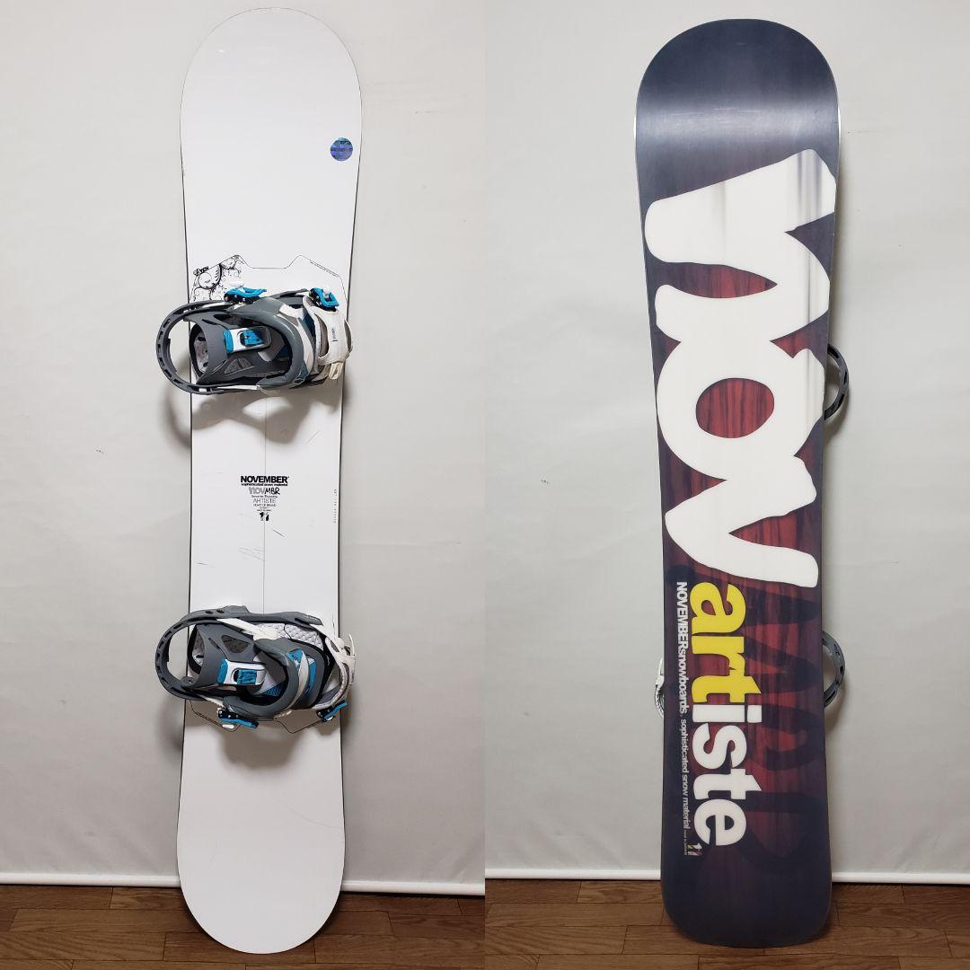 NOVEMBER Artist SALOMON 150cm スノーボードセット