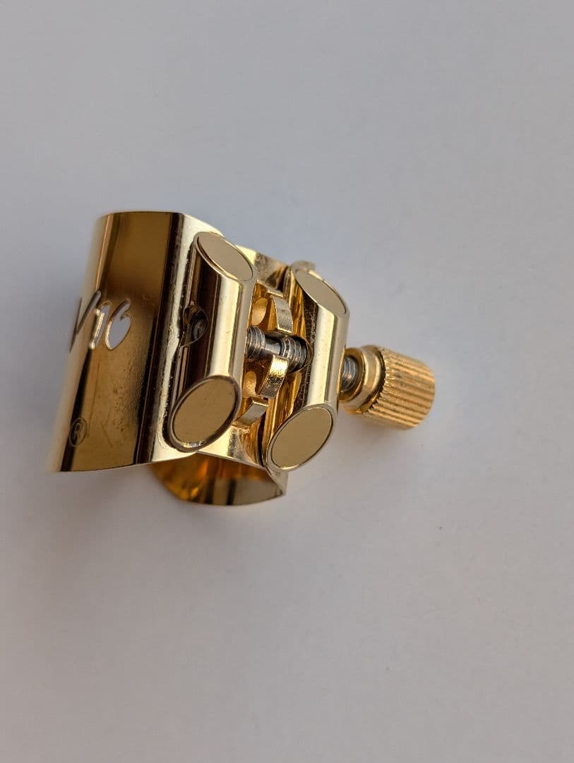 V16メタル用 オプティマムリガチャー バンドレン プレート付き テナーサックス