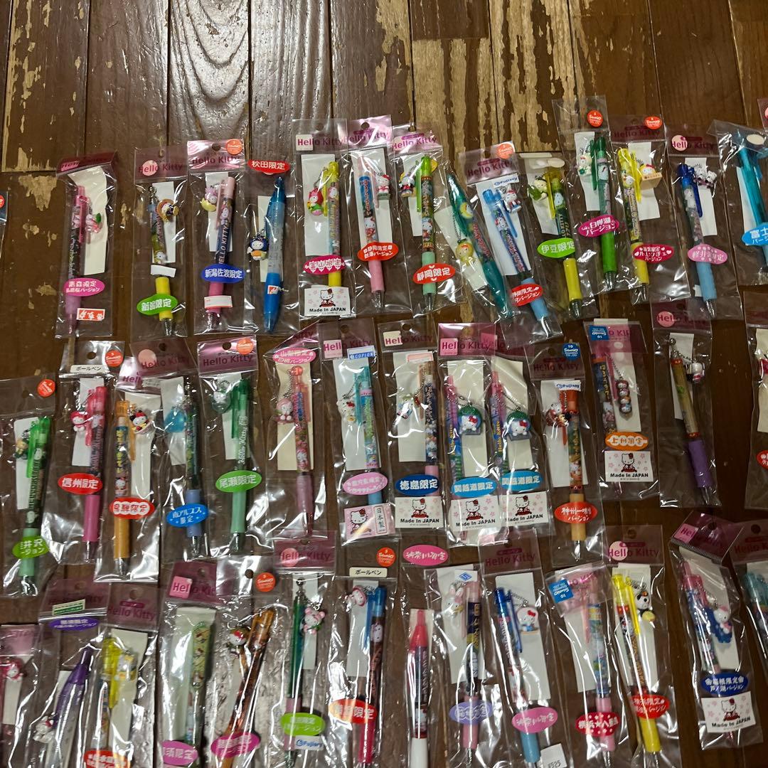 バラ売り不可 ハローキティ ご当地キティ ボールペン シャーペン 全て未開封